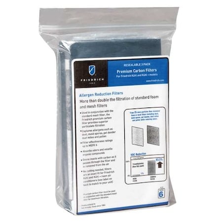 Filter Pad, 10 in H, 17.25 in W, PK3 MPN:KWCFS