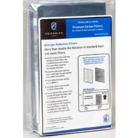 Friedrich Replacement Carbon Filters For Kuhl KCQ & KEQ Models 3/Pack KWCFQ