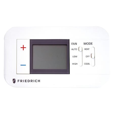 Wired Thermostat, White, 7-9/16 in W MPN:RT7