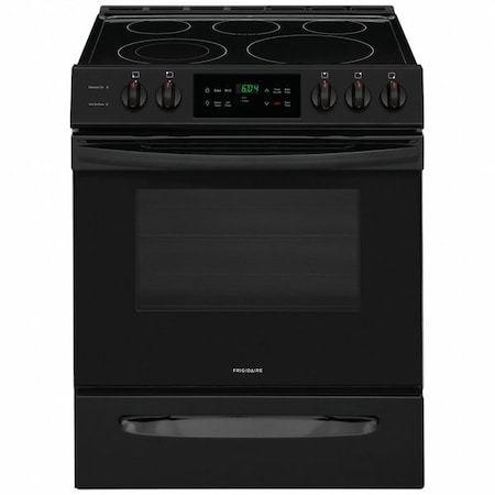 Electric Range, Black, 36 3/8