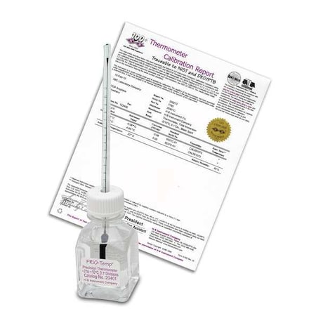 Liquid In Glass Thermometer, -90 to 25C MPN:B60200-0500