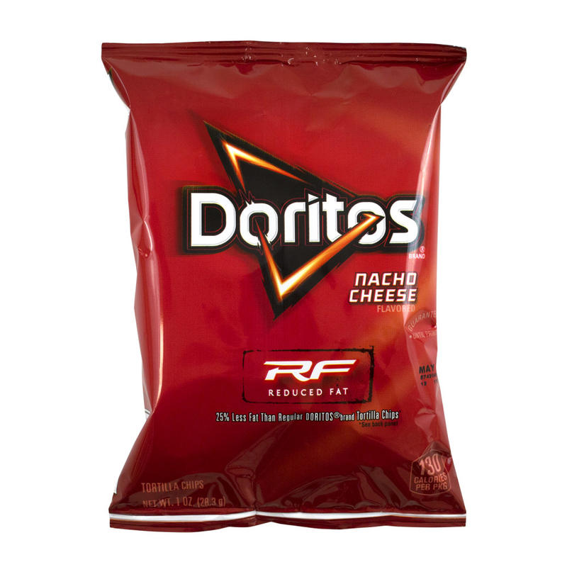 Doritos Reduced Fat Nacho Cheese Chips, 1 Oz, Pack Of 72 MPN:295-00057