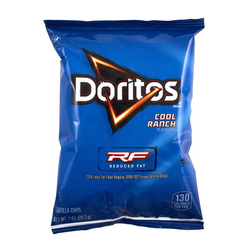 Doritos Reduced Fat Cool Ranch Chips, 1 Oz, Pack Of 72 MPN:295-00058