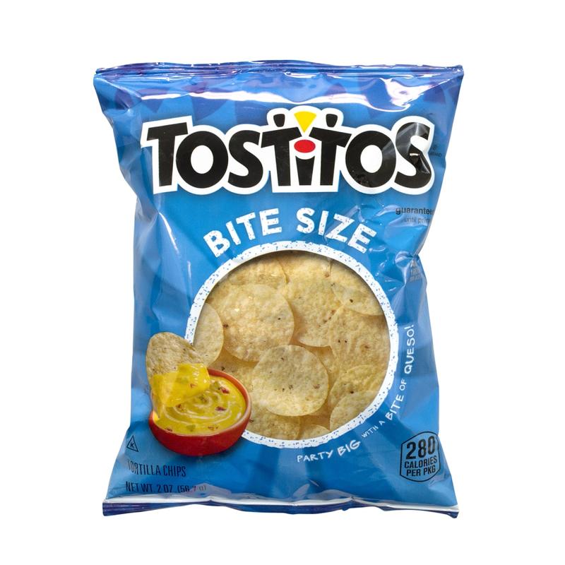 Tostitos Bite-Size Tortilla Chips, 2 Oz, Pack Of 64 Bags MPN:44380