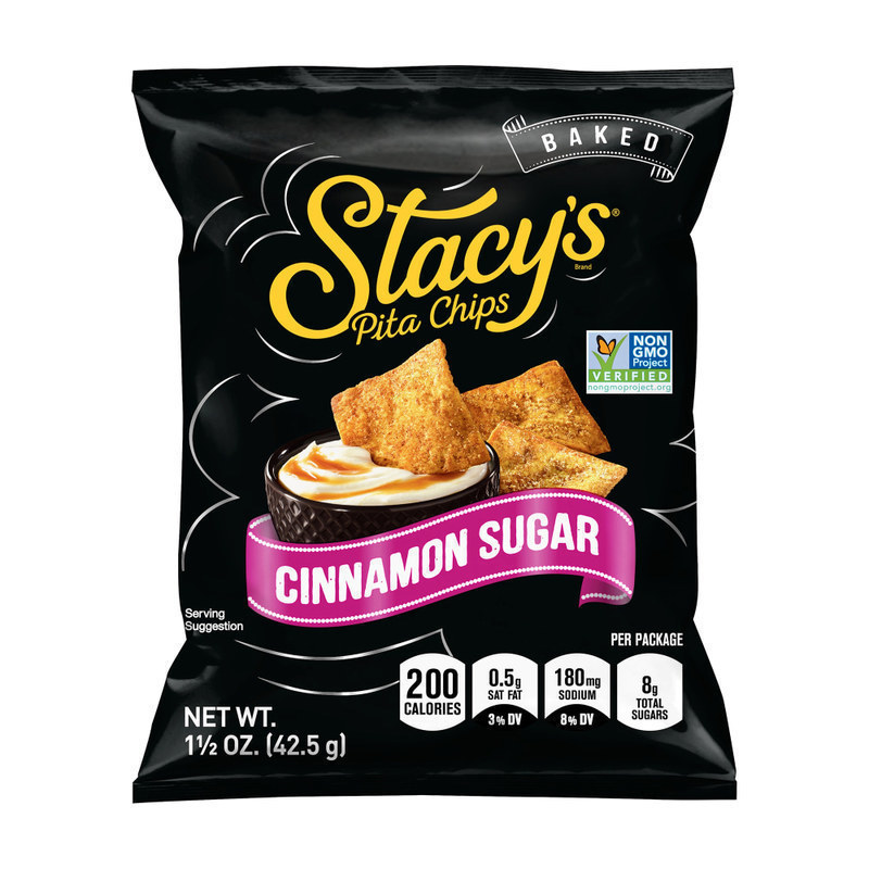 Stacys Cinnamon Sugar Pita Chips, 1.5 Oz, Pack Of 24 MPN:49652