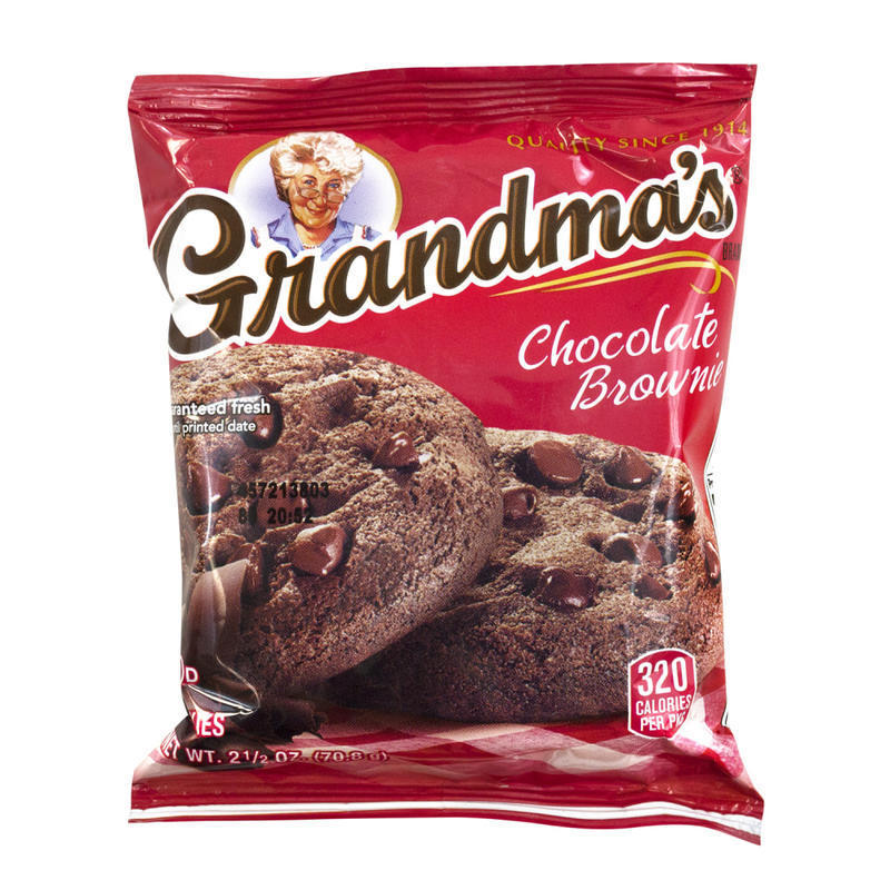 Grandmas Big Chocolate Brownies, 2.5 Oz, Pack Of 60 MPN:295-00062