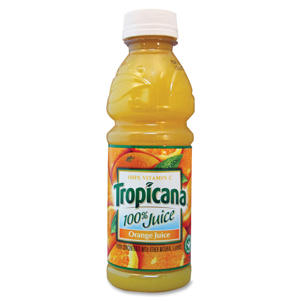 Tropicana Orange Juice, 10 Oz. Bottle, Case Of 24 (Min Order Qty 2) MPN:75715