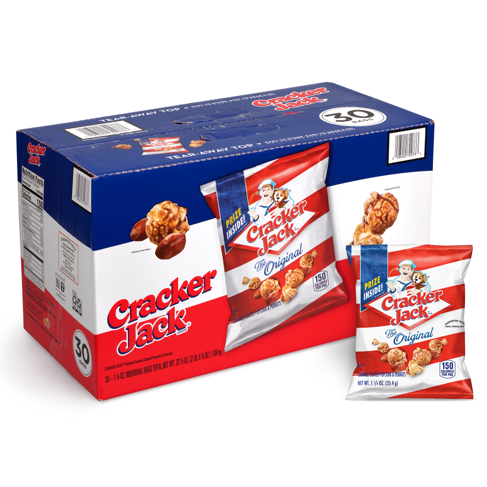 Cracker Jack Bags, 1.25 Oz, Box Of 30 Bags MPN:00028400700740