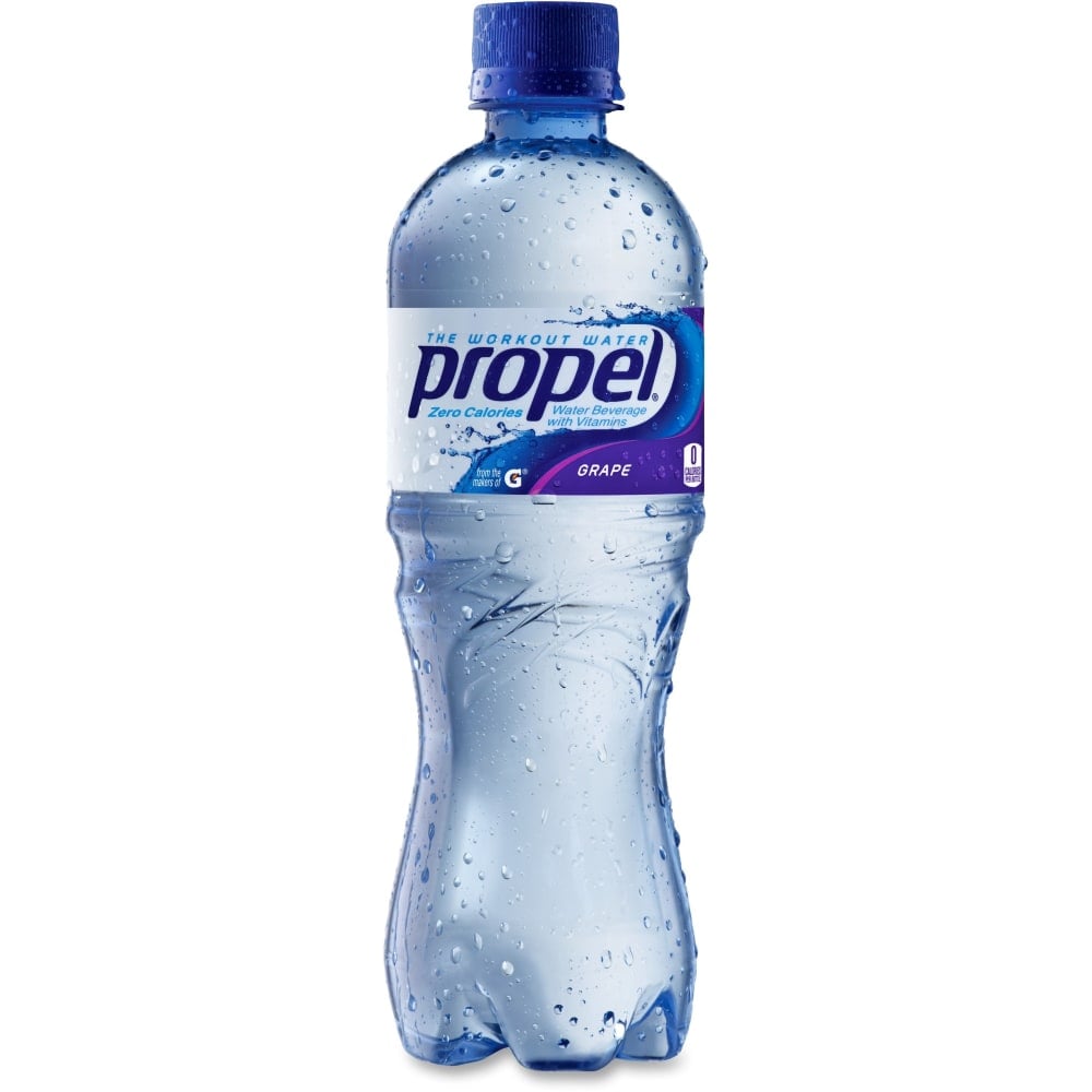 Propel Electrolyte Water Beverage with Grape Flavor, 16.9 Oz, Case Of 24 Bottles (Min Order Qty 2) MPN:00173