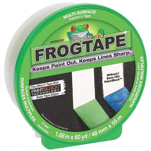 Painter's Tape: 48 mm Wide, 55 m Long, 5.7 mil Thick, Green MPN:157900