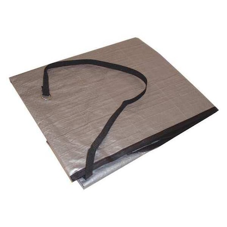 Cover, 18inH, Polyethylene, Silver, 27inW MPN:AC2H