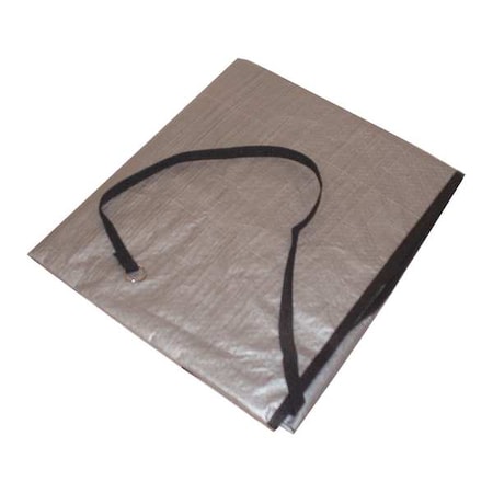 Cover, 20inH, Polyethylene, Silver, 28inW MPN:AC5H