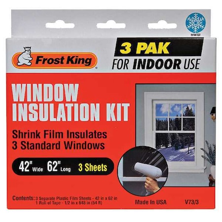 Indoor Shrink and Seal Window Kit 42