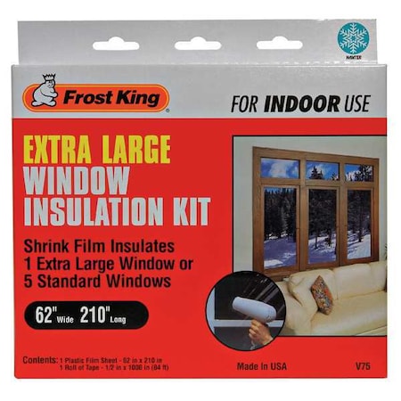 Window Insulation Kit, Extra Large, 62