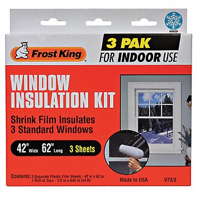 Shrink/Seal Window Kit 42 W 62 L Tape MPN:V73/3H