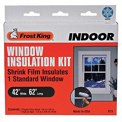 Shrink Window Kit Indoor 42 x 62 In MPN:V73A