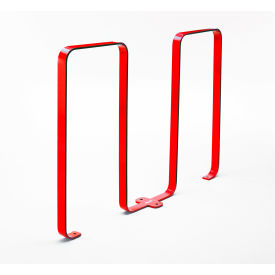 Linguini 5 Bike Capacity Steel Bike Rack Red 2080-RED