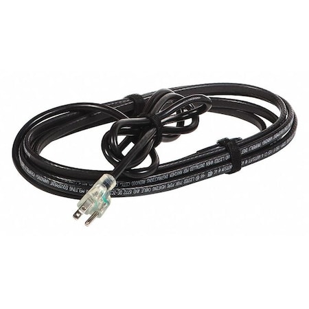 Electric Heating Cable, 120VAC, 6 ft Length MPN:FG1-6P