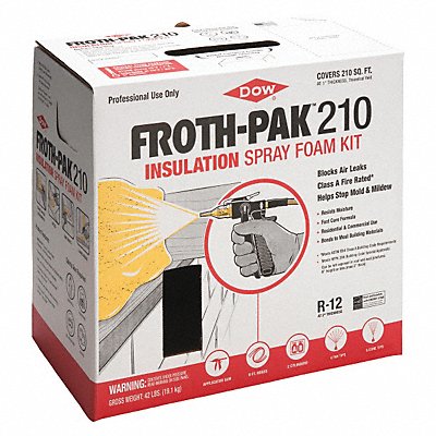 Insulating Spray Foam Kit Cream 42 lb MPN:12031897