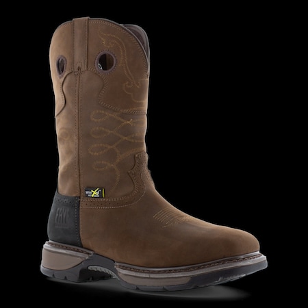 Men's Western Boot, 6 1/2 M, Brown/Black, FR40101 MPN:FR40101-M-06.5