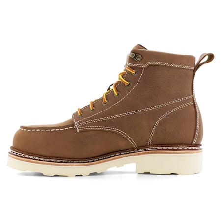 Mens Brown Steel Toe 6 in Waterproof, 11.5 W, 5 H, Brown MPN:FR40302