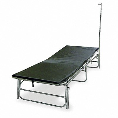 Portable Medical Field Cot with IV Pole MPN:F-EM-262A