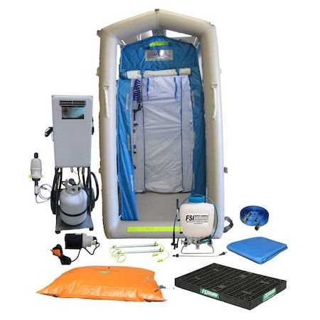 Decontamination Shower, Blue, 775 lb. MPN:DAT1010S-SYS-NL