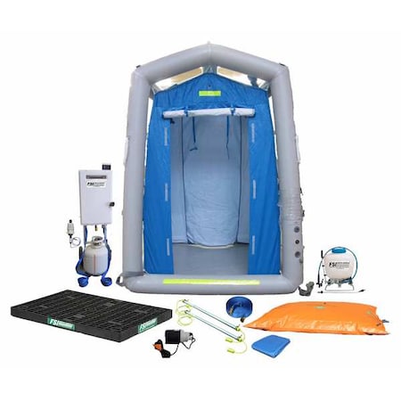 Decontamination Shower, PVC/Nylon, 800 lb. MPN:DAT2020S-SYS-NL