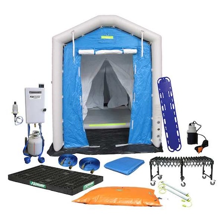 Decontamination Shower, Blue, 96 in. L MPN:DAT2525S-SYS-NL