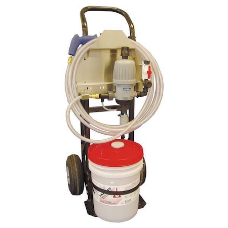 Cart Mounted Wheeled Detergent Injector MPN:FSI HEAT 201C