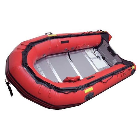 Transom Style Rescue Boat, Red, 12-1/2 ft. MPN:F-YRR385D