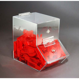 FTR Enterprises Medium Clear Acrylic Dispensing Bin 6-1/4