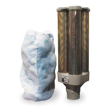Inlet Filter with Cover, 1-1/2 (F)NPT, Polyester, 5 1/8 in MPN:F-45