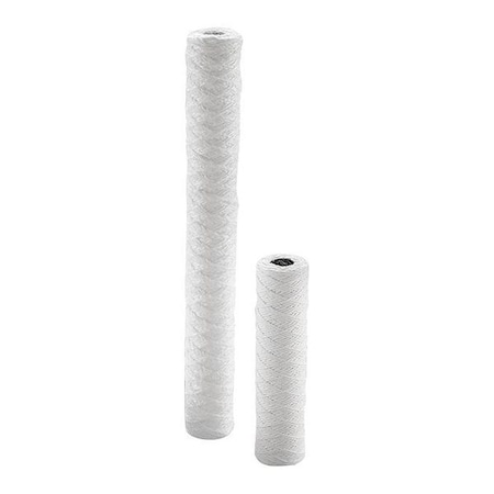 String Wound Filter Cartridge, 15 gpm, 10 Micron, 2-7/16