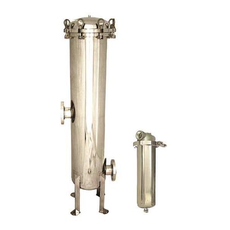 FilterHousing, 26inH, 31/2inDia, Silver MPN:EHG01D1T