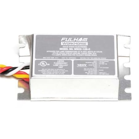 5 to 35 Watts, 1 or 2 Lamps, Electronic Ballast MPN:WH22-120-C