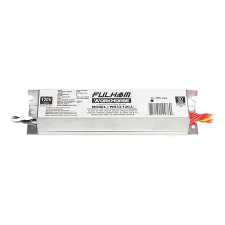 5 to 64 Watts, 1, 2, 3, or 4 Lamps, Electronic Ballast MPN:WH33-120-L