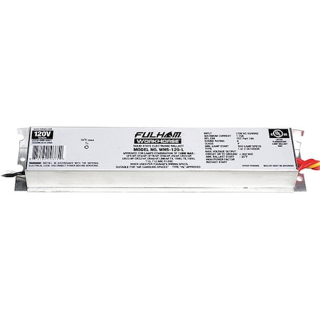 13 to 128 Watts, 1, 2, 3, or 4 Lamps, Electronic Ballast MPN:WH5-120-L