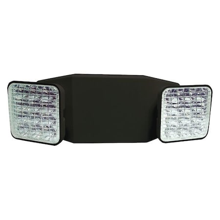 Damp Location Emergency Light, Black MPN:FHEM16B