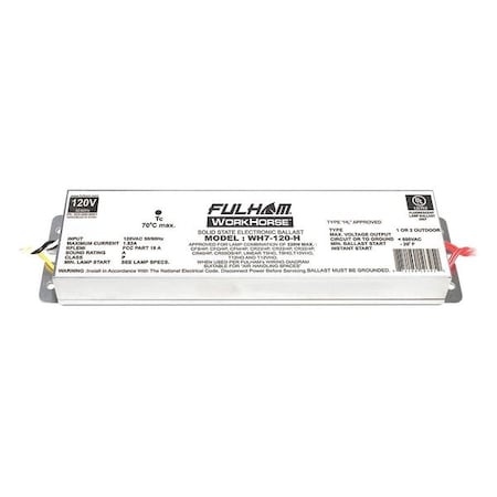FluorescentBallast, Instant, WorkHorse, 1PK MPN:WH7-120-H