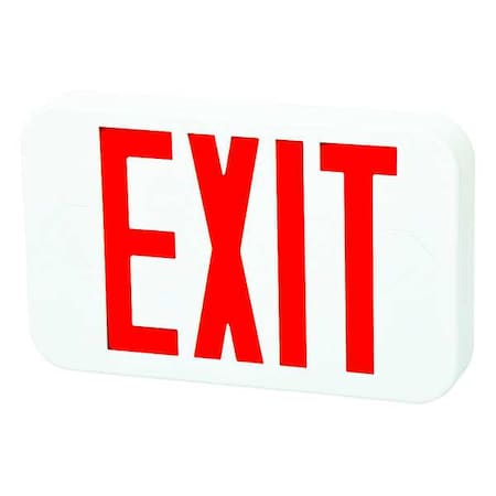 Exit Sign, White, 1 or 2 Face(s), LED, Wall/Ceiling Mount, Nickel Cadmium MPN:FHEX20WREM