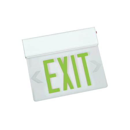 LED Emergency Exit Sign, Single, Green, FHEX24WSGEM MPN:FHEX24WSGEM