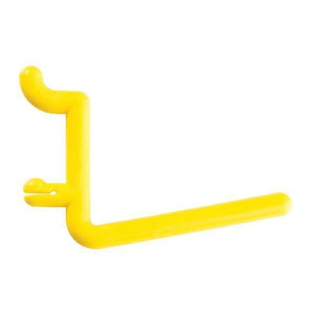 Locking Pegboard Hooks, 2in.L, Plastic, PK8 MPN:FH3-2
