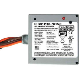 RIB® Enclosed Power Relay RIB01P30-NONC 30A DPST-NONC 120VAC RIB01P30-NONC