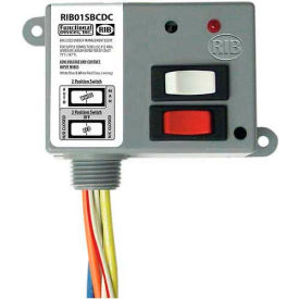 RIB® Dry Contact Input Relay RIB01SBCDC Enclosed 120VAC 20A SPDT Override RIB01SBCDC