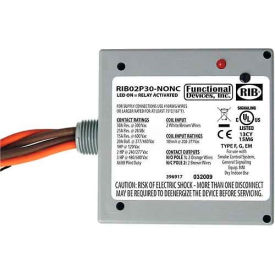 RIB® Enclosed Power Relay RIB02P30-NONC 30A DPST-NONC 208-277VAC RIB02P30-NONC