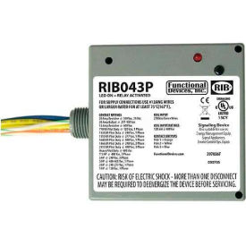 RIB® Enclosed Power Relay RIB043P 20A 3PST 480VAC RIB043P