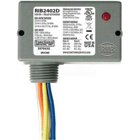 RIB® Enclosed Relay RIB2402D 10A DPDT 24VAC/DC/208-277VAC RIB2402D