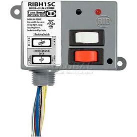 RIB® Enclosed Relay RIBH1SC / 10A / SPDT / 10-30VAC / DC / 208-277VAC / Override RIBH1SC