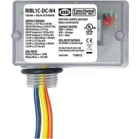 RIB® Enclosed Relays RIBL1C-DC-N4 10A NEMA 4/4X SPDT 10-30VDC Low-Inrush RIBL1C-DC-N4